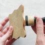 Sous-verre Vague en bois à décorer