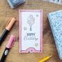 Tampon transparent anniversaire - Stampo Bullet Clear