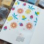 Pochoir Deco Summer Fruits - 20X30