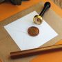 Cachet de cire alphabet - Sceau lettre D