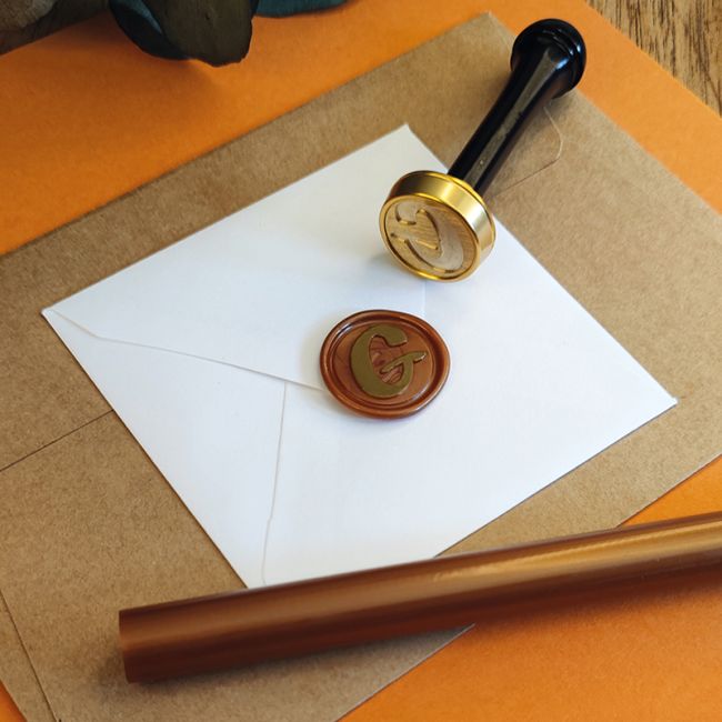 Cachet de cire alphabet - Sceau lettre G