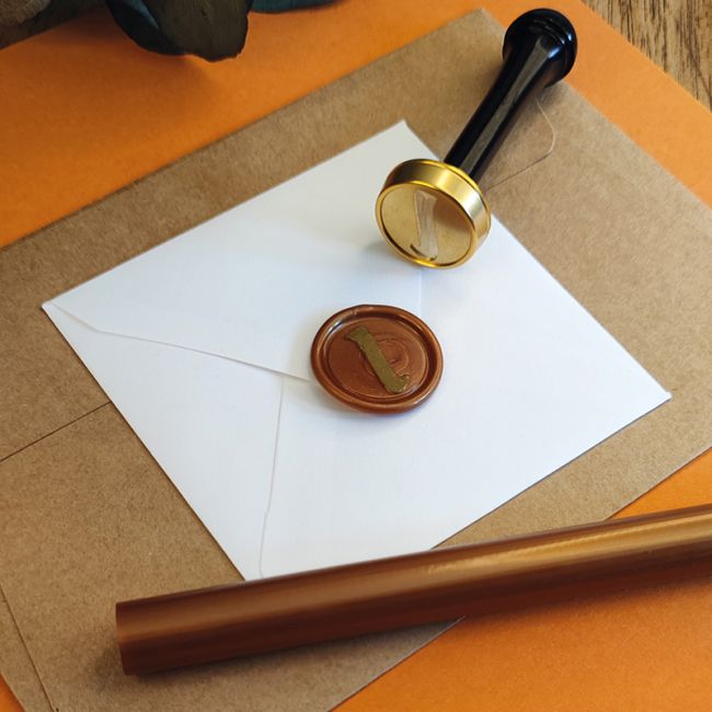 Cachet de cire alphabet - Sceau lettre I