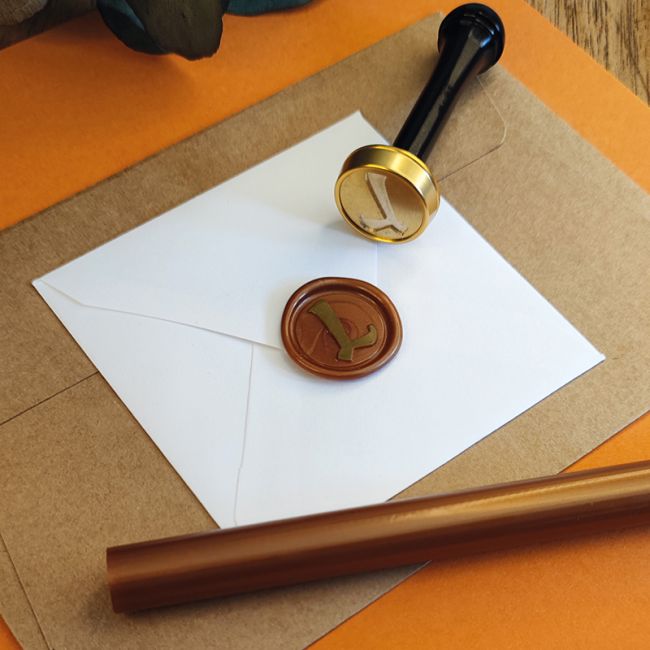 Cachet de cire alphabet - Sceau lettre L