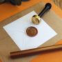 Cachet de cire alphabet - Sceau lettre O