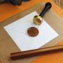 Cachet de cire alphabet - Sceau lettre R