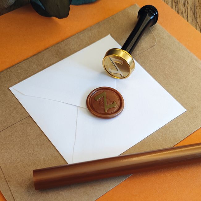 Cachet de cire alphabet - Sceau lettre Z