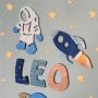 Astronaute en bois à décorer