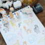 Tampons mousse enfant Savane - Stampo Funny