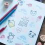 Tampons mousse enfant Kawaii - Stampo Funny