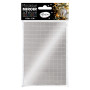 Carres 1 Cm Argent Miroirs Adhesifs X2