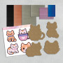 Mirror Pixel Art Cats