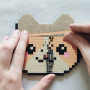 Mirror Pixel Art Cats