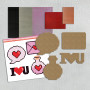 Mirror Pixel Art Love
