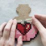 Mirror Pixel Art Love