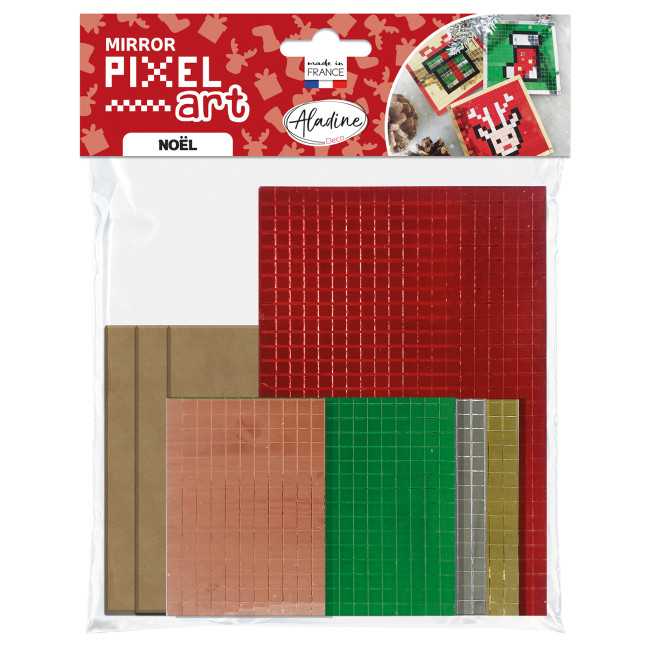 Kit Pixel Art Carres Noel