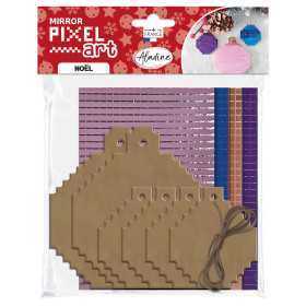 Kit Pixel Art Boules Noel Modernes