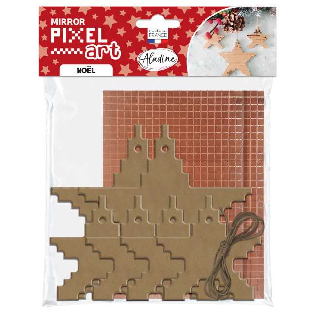 Kit Pixel Art Etoiles Cuivre