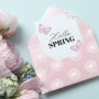 Lot 6 Tampons Bois Ronds Printemps