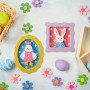 Kit Duo Cadres Pâques Lapin & Poule