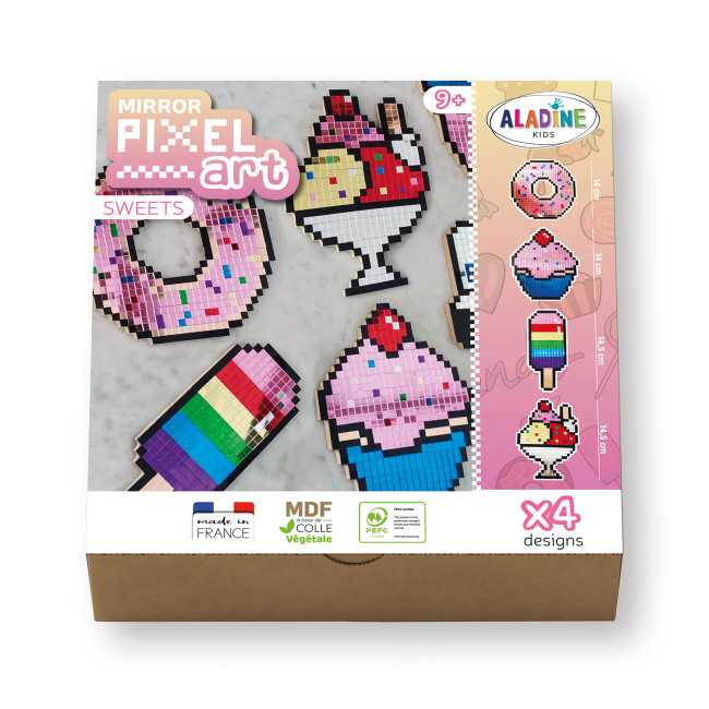 Mirror Pixel Art Sweets