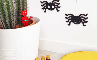 Tutoriel : une déco “araignée pour Halloween” en bois très terrifiante en DIY !