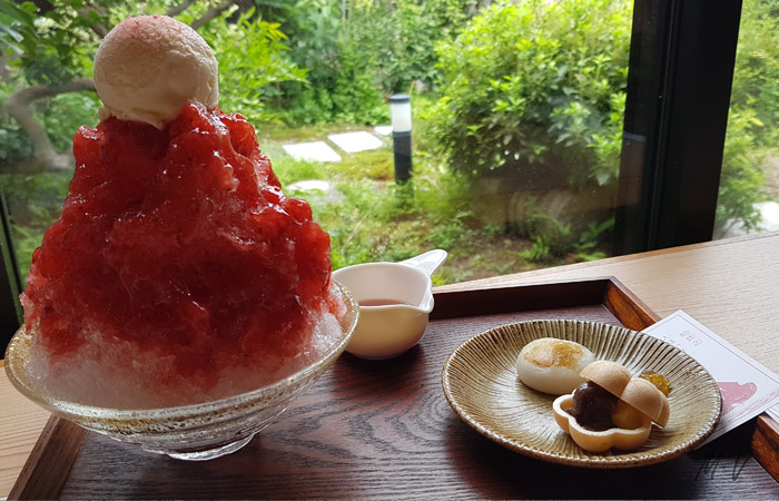séjour au Japon et dégustation de kakigoori (glace pilée)
